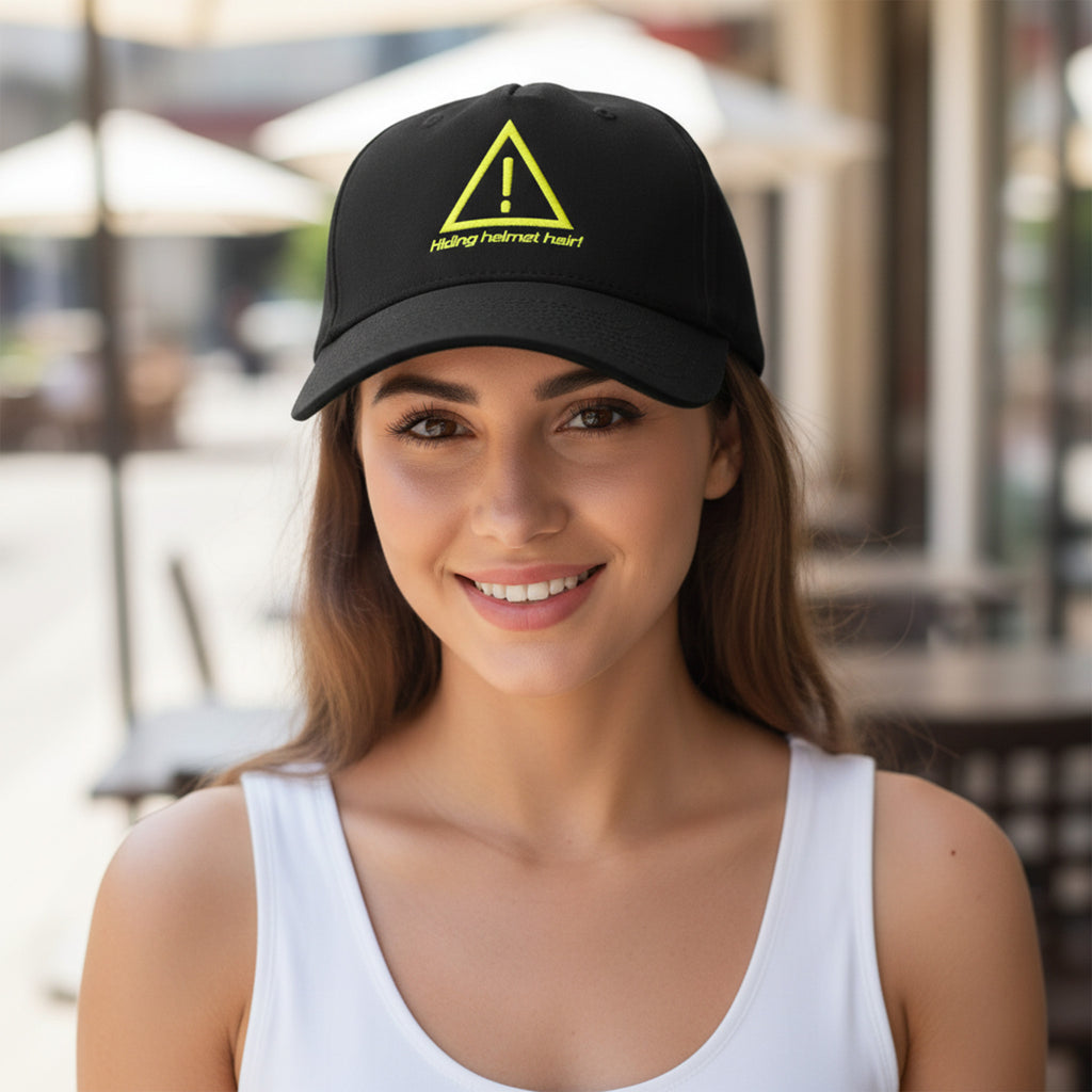 motochick Black Baseball Cap