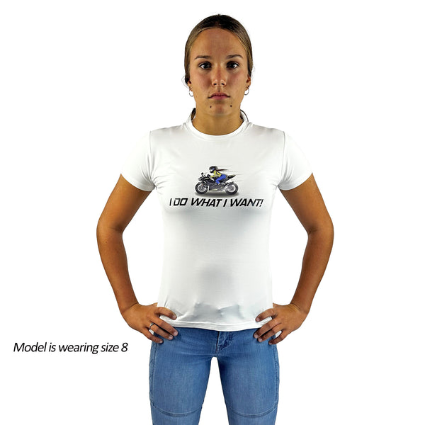 I DO WHAT I WANT! White Bamboo Tee
