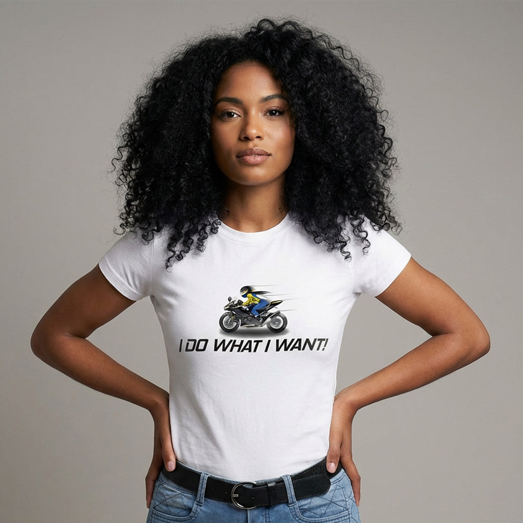 I DO WHAT I WANT! White Bamboo Tee